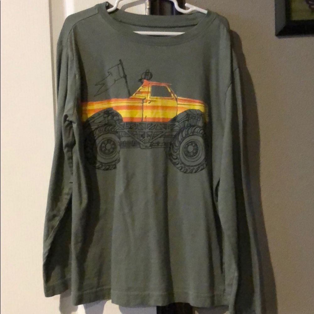Truck olive green long sleeved shirt